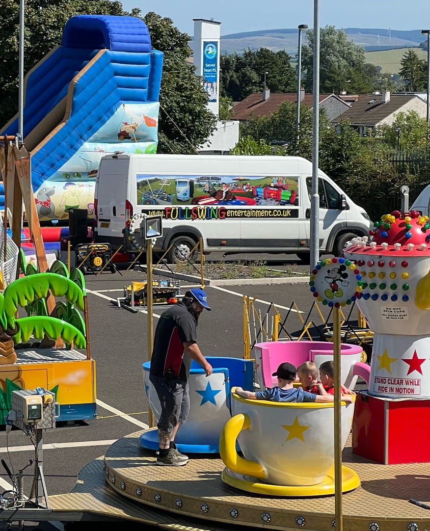 Amusement ride hire Northern Ireland