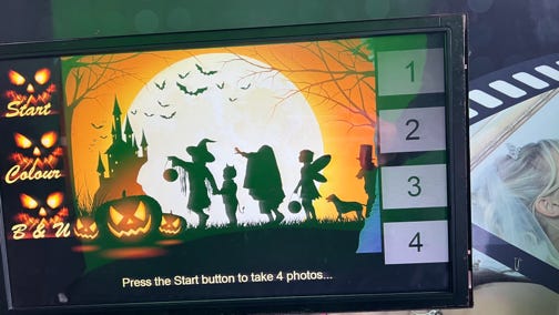 Green screen Halloween photo booth hire Northern Ireland, Belfast, Derry, Londonderry, Craigavon, Newtownabbey, Castlereagh, Lisburn, Ballymena, Lurgan, Portadown, Newtownards, Newry, Carrickfergus, Antrim, Coleraine, Omagh, Larne, Bandbridge, Armagh, Dungannon, Enniskillen, Cookstown, Limavady, Downpatrick, Ballymoney,  Magherafelt, Portrush, Ballycastle, Maghera