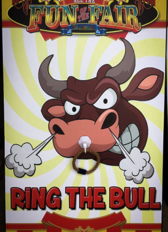 Ring the bull carnival game stall hire Northern Ireland, Belfast, Derry, Londonderry, Craigavon, Newtownabbey, Castlereagh, Lisburn, Ballymena, Lurgan, Portadown, Newtownards, Newry, Carrickfergus, Antrim, Coleraine, Omagh, Larne, Bandbridge, Armagh, Dungannon, Enniskillen, Cookstown, Limavady, Downpatrick, Ballymoney,  Magherafelt, Portrush, Ballycastle, Maghera,