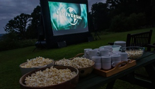 Mobile outdoor cinema hire Armagh